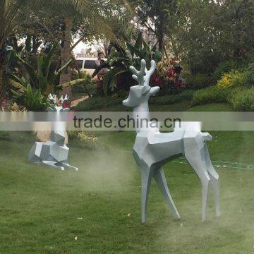 FRP Reindeer Landscape Sculpture photo-5