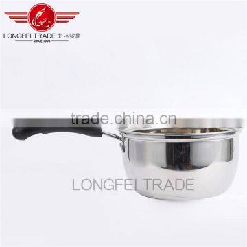 Eco-friendly Stainless Steel Single Handle Milk / Stock Pot/ Milk Cooking Pot photo-2