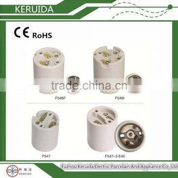 F519 E27 Porcelain Lamp Socket With Different Support photo-2