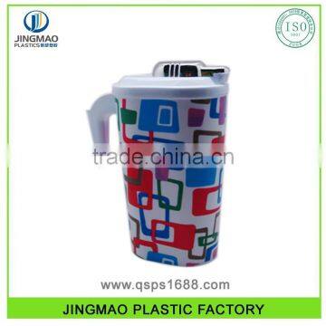 1500ML PP Oval Shape Plastic Water Jug With Lids