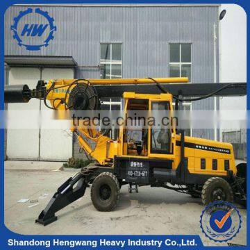 Crawler portable rotary bored pile drill rig