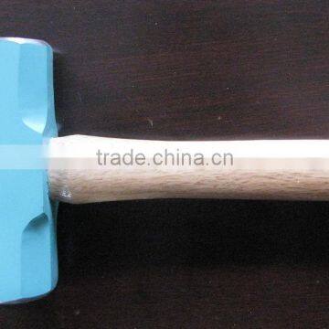 Drop Forging Blue Sledge Hammer Head With Wooden Handle photo-3