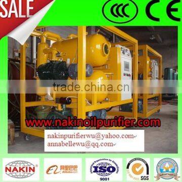 2015 High-Efficiency Vacuum Transformer Oil clean purifier(3000L/H)