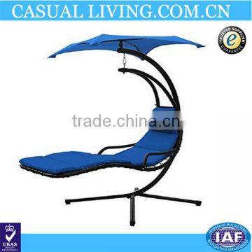 Dream Swing Chair Outdoor Hammock Bed Hanging Sun Loungers with Canopy/Parasol & Removable Padded Cushion