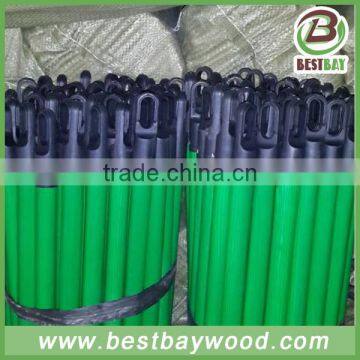Pvc Coated Wooden Stick/plastic Broom Handle/ photo-6