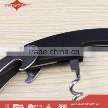 Metal Wine Bottle Shape Opener Wine Corkscrew With Knife photo-6