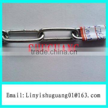 Superior Quality Zinc Plated DIN763 Long Link Chain For Russia Market