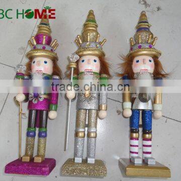 2015 New 12" Wooden Nutcracker soldier Candy series