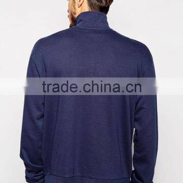 Zip Neck Sweatshirt With Dropped Shoulder photo-2