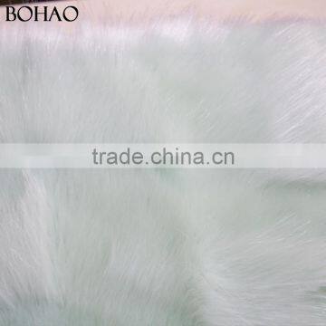 Light Color Pretty Nice Looking Long Hair Artificial Fur Fabric Textile photo-5