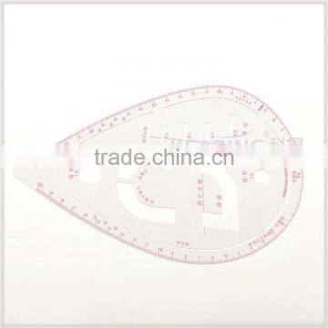 Kearing metric fashion design ruler water droplet shape ruler ( sandwich line ) garement curve ruler # 6403