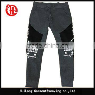 Custom high quality Dark grey New design men jogger pants