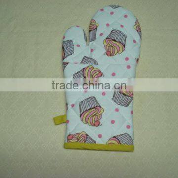 Printed Cotton Oven Mitt photo-2