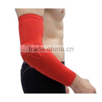 2017 honeycomb elbow pad support arm sleeve