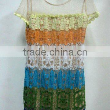 Rainbow top, rainbow skirt, rainbow clothing