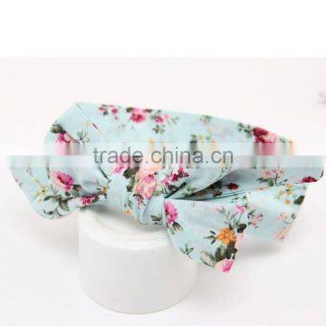 Sweet Baby Girls Headband 2016 Newborn Kids Elastic Cotton Hair Band Bows Hair Accessories photo-3