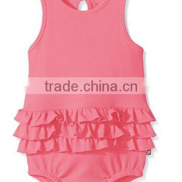 Latest Clothes Carters Baby Romper Sleeveless Ruffle Knitted Cotton Clothing For Baby