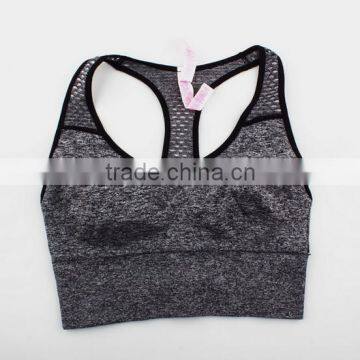2017 New Fashion Design Customized Your Own Brand Logo Breathable 90%Nylon 10%Spandex Women Yoga Singlet Sport Lady GYM Tank Top photo-3