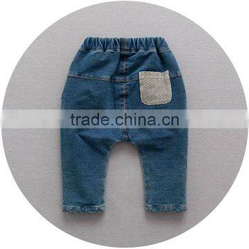 S17662A 2017 Spring and Autumn Kids Clothing Casual Jeans Pants photo-4