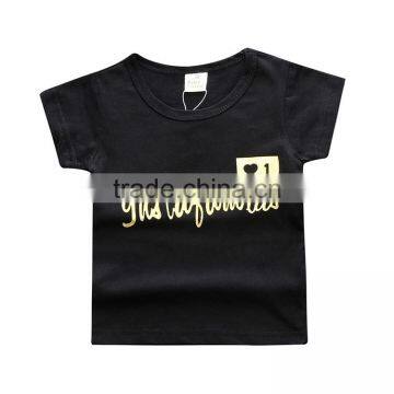 S17499A Children Summer Clothes Print Tees Cotton Boys Girls Tees photo-6