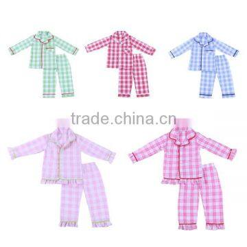 2017 wholesale children's boutique clothing pajamas sleepwear children pajamas