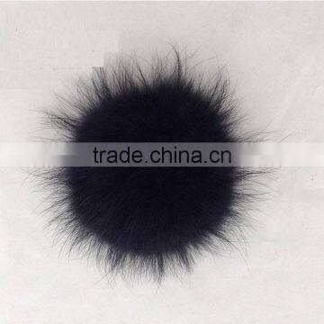 Myfur Wonderful Full Round Real Raccoon Fur Made Dyed Wholesale Fur Pom Poms photo-2