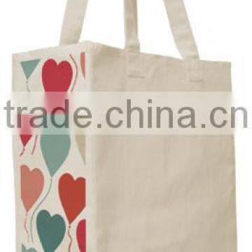 Full Color Print Gusset Accent Tote Bag - Imprinted at Both Gusset Ends With a Decorative Design and Comes With Your Logo photo-4