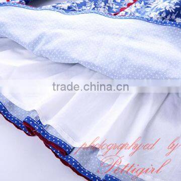 Spanish Flower Girl Dress Baby Cotton Frock Design for 3 Years Old Girl Wear photo-5