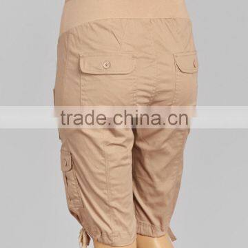 New Fashion Maternity Shorts With Red Cinched Maternity Bermuda Shorts Women Wear WP80817-17 photo-2