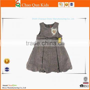 New Design Puffy Kids One Piece Party Kids Dress