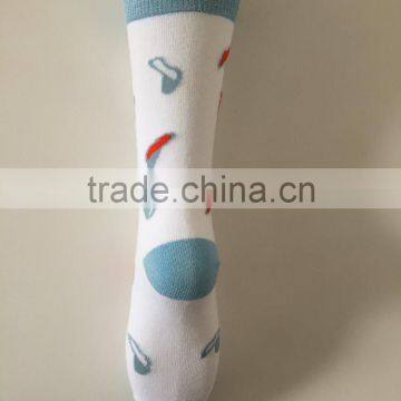 Amazon Supplier 100% Organic Cotton Women / Men Custom Design Your Own Colorful Dress Socks photo-6
