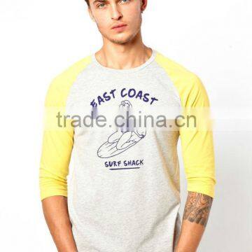 Contrast Sleeve Tee Shirts