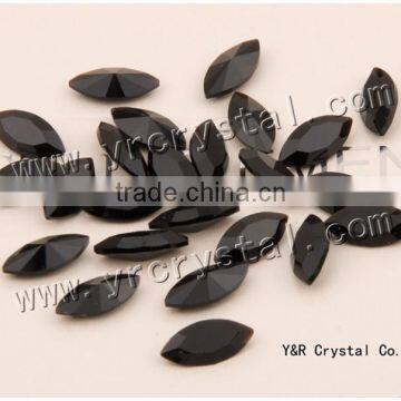 Jet crystal fancy stone crystal chaton