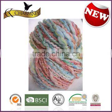 Top quality super soft 100 merino wool knitting yarn healthy dyed on cone