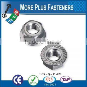 Made in Taiwan DIN 6923 Steel Class 8 Zinc Plated Stainless Steel Flange Nut DIN 6923 photo-6