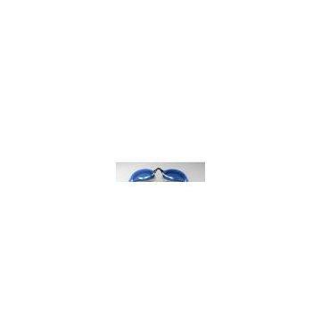 Custom comfortable blue color anti fog prescription swim goggles for sports