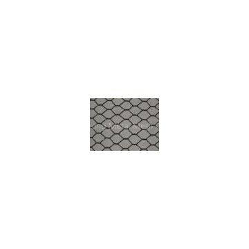 Black Vinyl Coated Fencer Hexagonal Wire Netting , 25mm Mesh For Poultry