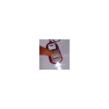 Custom made mini Metal,Plastic led super bright flashlight keychains for promotional gifts