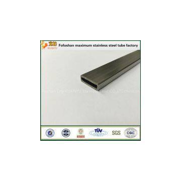 ss201 thin walled flat rectangular stainless steel tube for USB connector