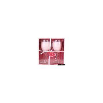 Sell 2pcs Candle Wine Glass