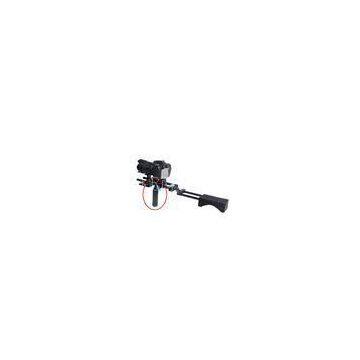 Single Mid-handle Hand Grip Stabilizer Rod Clamp , handheld camera stabilizer