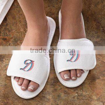 Cotton terry slipper, hotel slipper, EVA sole slipper, disposable slipper, hotel amenity