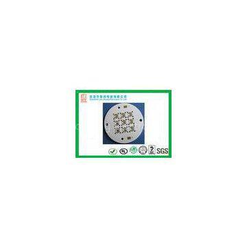 LED 2.0mm double side Aluminum PCB white  solder mask L.F HASL