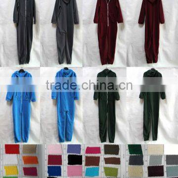 polar fleece onesie jumpsuits in cheap price