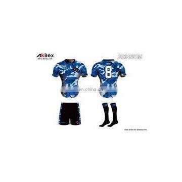 2016 custom trendy rugby jersey with sublimation