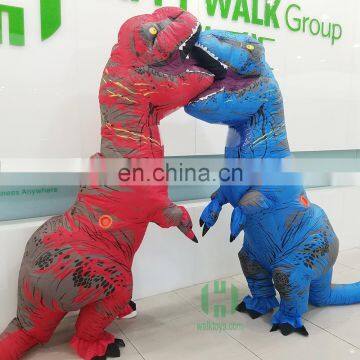 Realistic Dinosaur Costume Inflatable Costume Lyjenny halloween pvc suit for sale inflatable walking dinosaur t rex waterproof