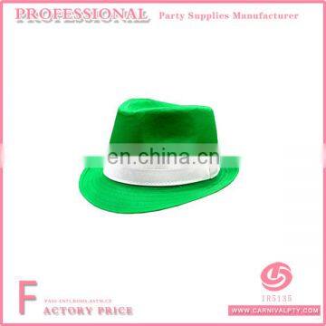 Irish St. Patrick's Day Fedora Hat Green Top Hat Fancy Dress Party hat