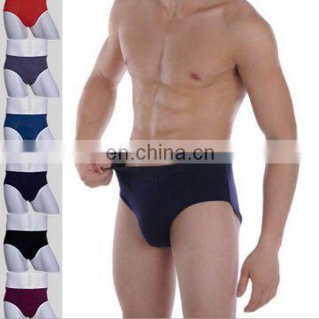 plus size soft and comfortable basic men briefs bamboo underwear wholesale XL-5XL