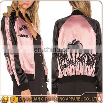 Satin Fabric Bulk Wholesale Clothing Embroidered Sports Wear Women Jaket Women Winter Readymade Garments Wholesale Market
