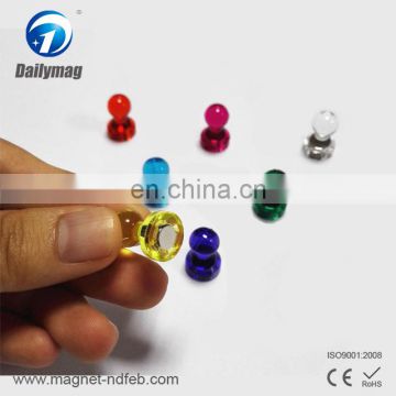 Amazing power Office Skittle Magnet Push Pin Neodymium Magnet Pin